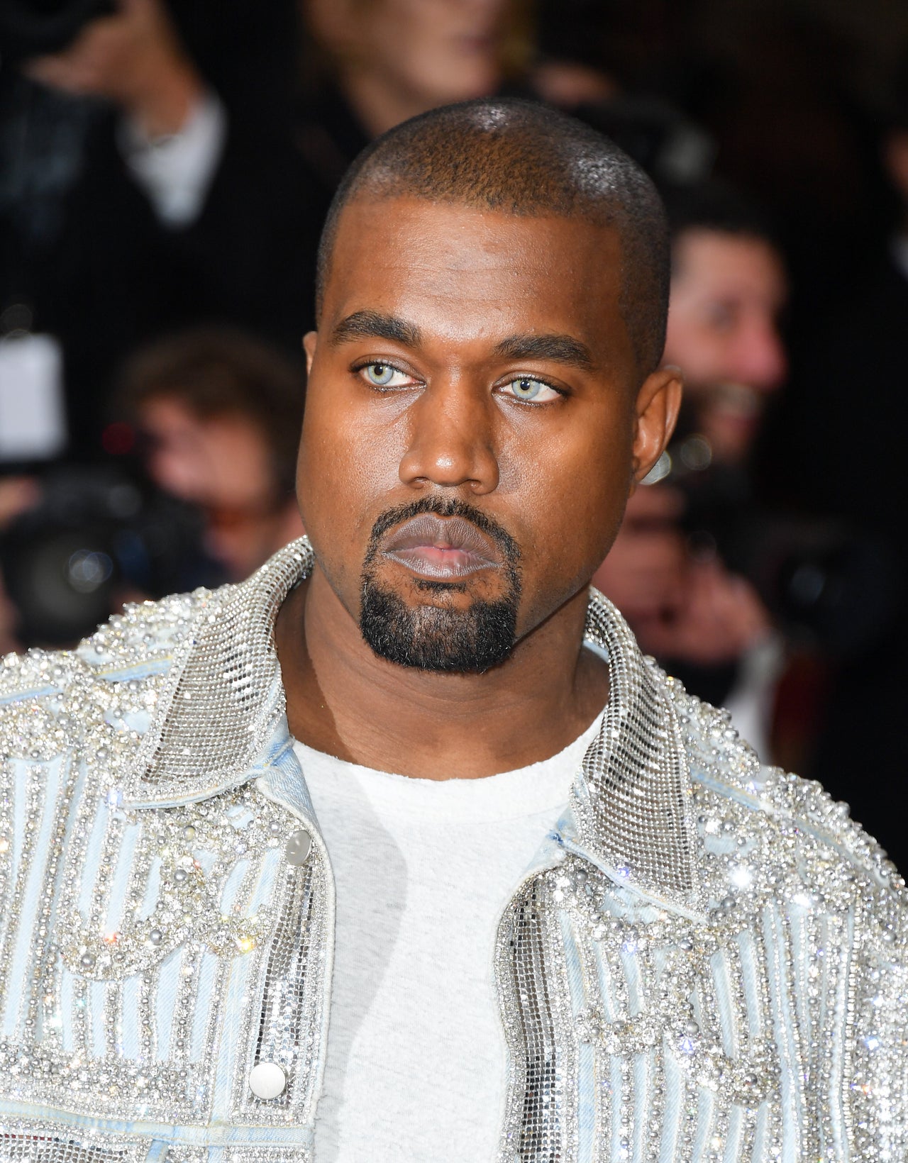 Kanye West Wore Blue Contacts To The Met Gala [site Name] Essence