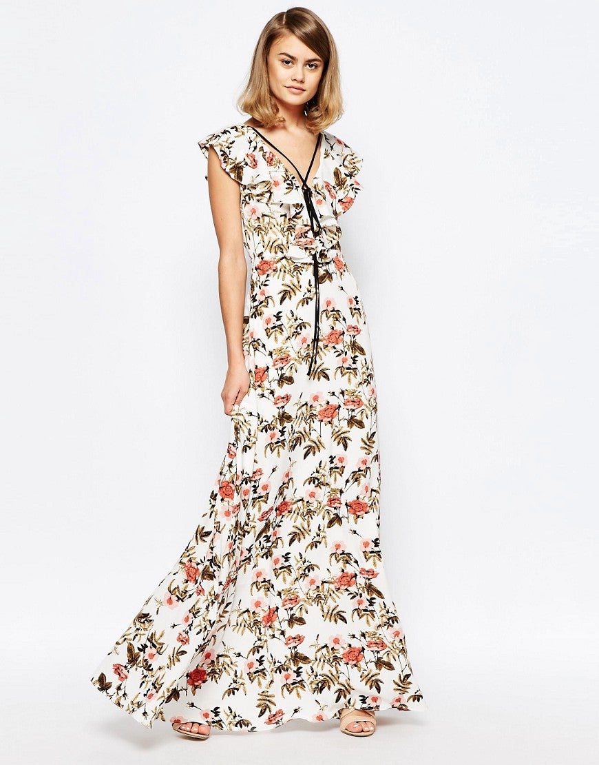 #TBT: Donyale Luna Shows Us How to Rock a Floral Maxi Dress for Spring ...