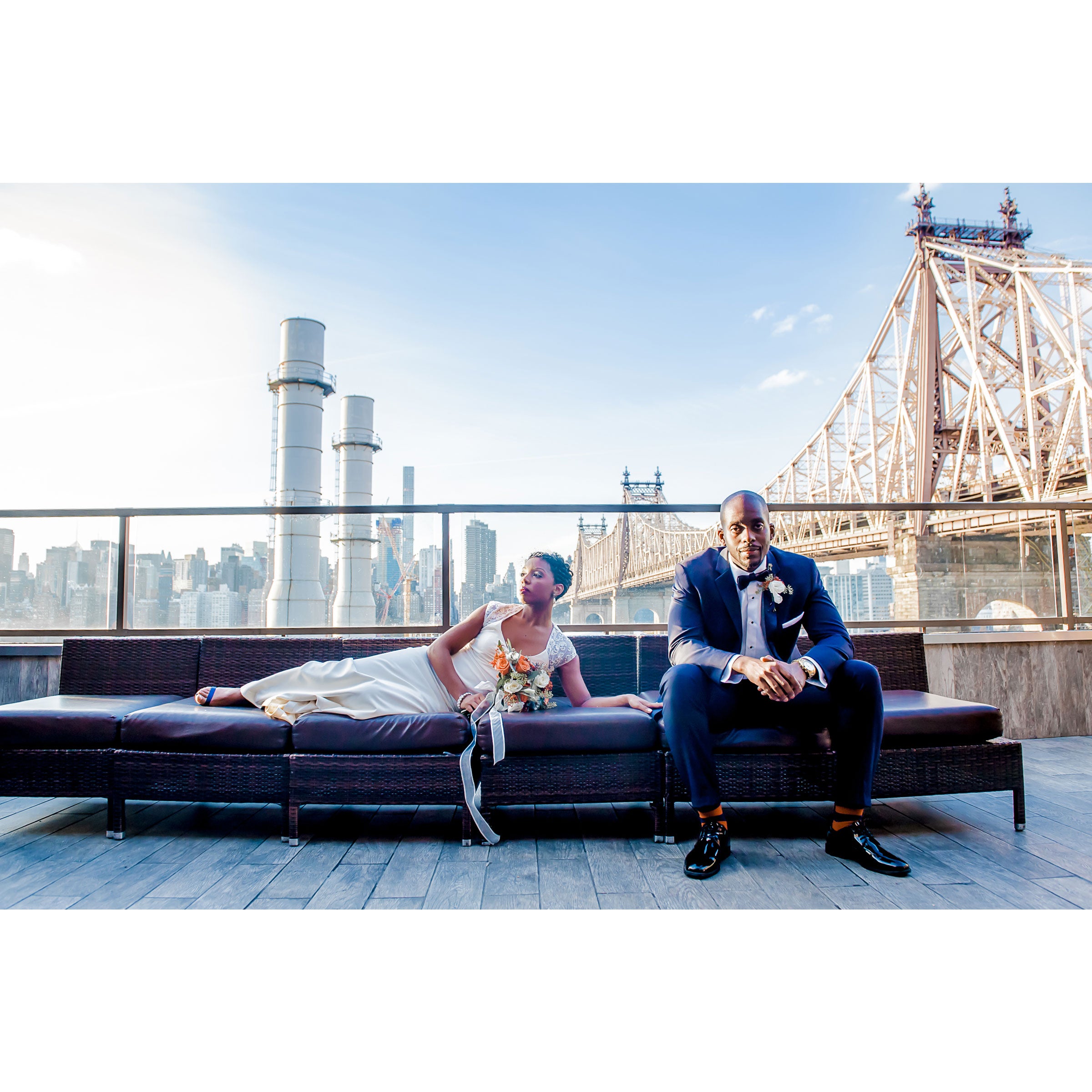 Bridal Bliss: Ebony and Devon's Romantic NYC Wedding
