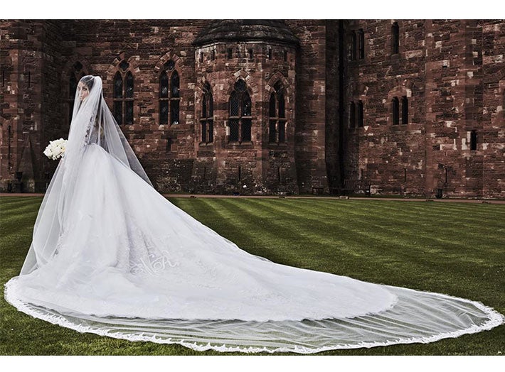 Black Bride Moment of the Day: We Just Fell In Love with Ciara's Veil
