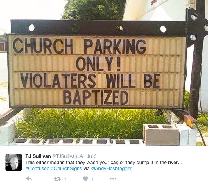 funny church signs