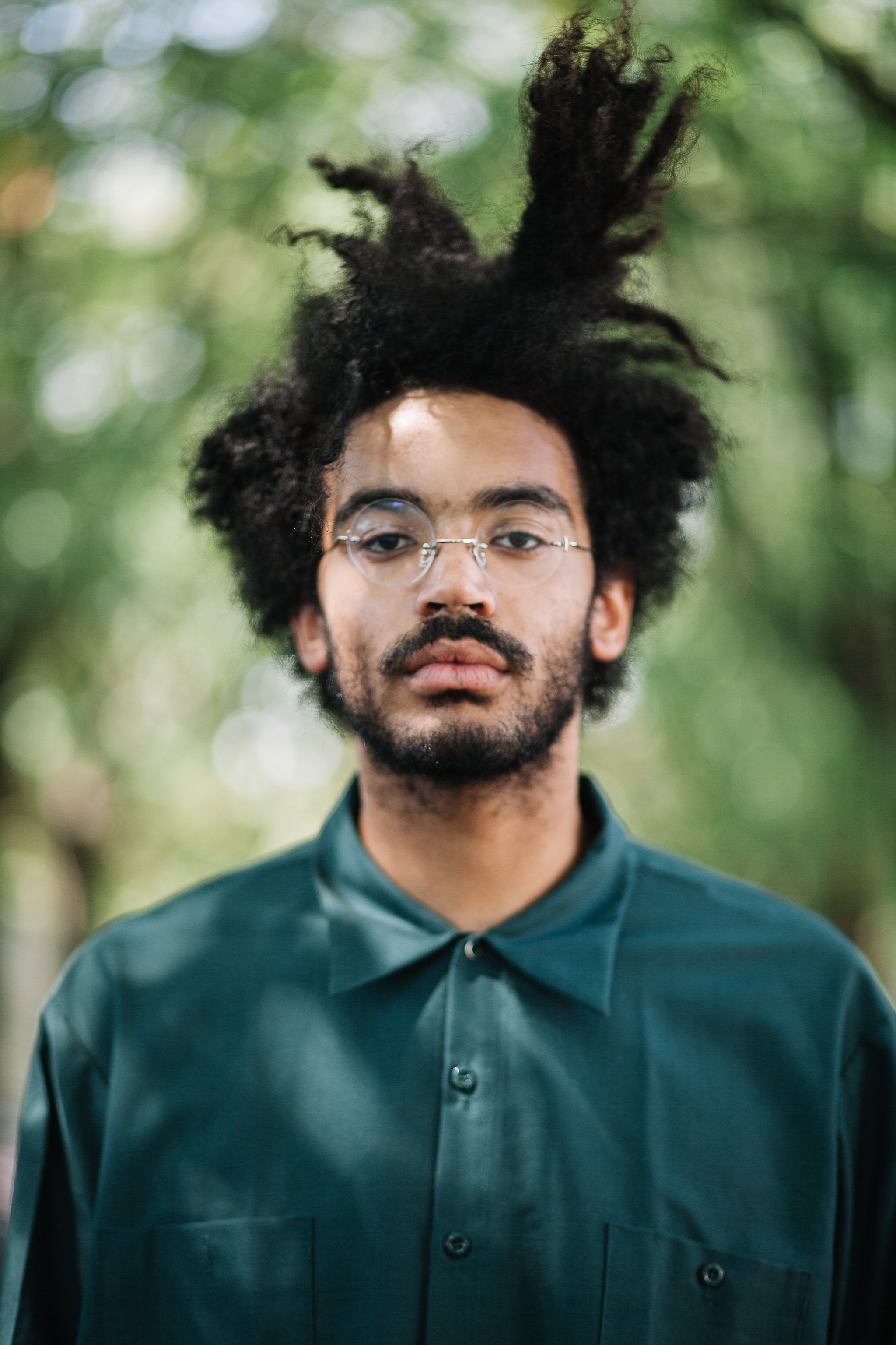 Beautiful Black Men Sporting The Coolest Hairstyles at AFROPUNK
