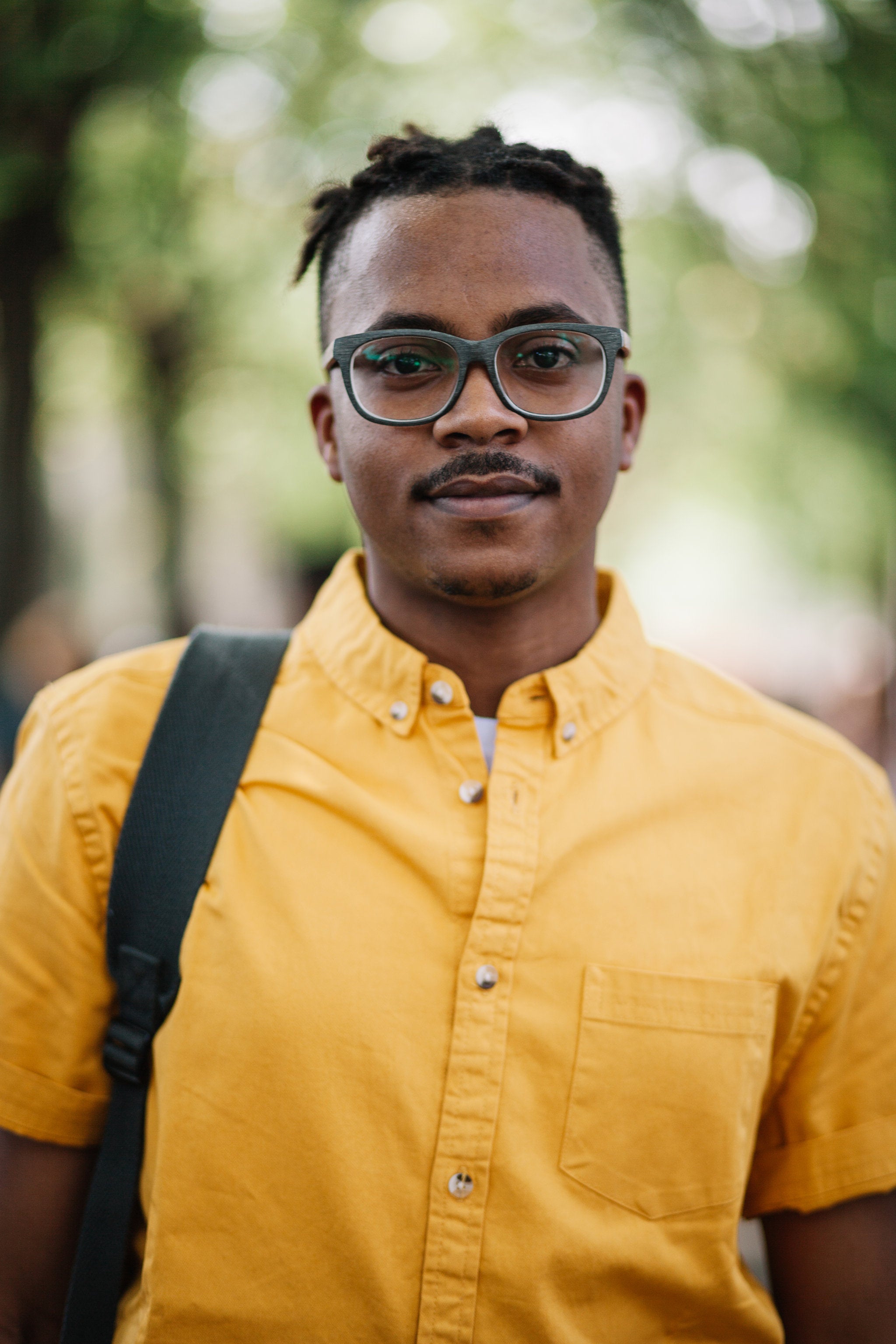 Beautiful Black Men Sporting The Coolest Hairstyles at AFROPUNK
