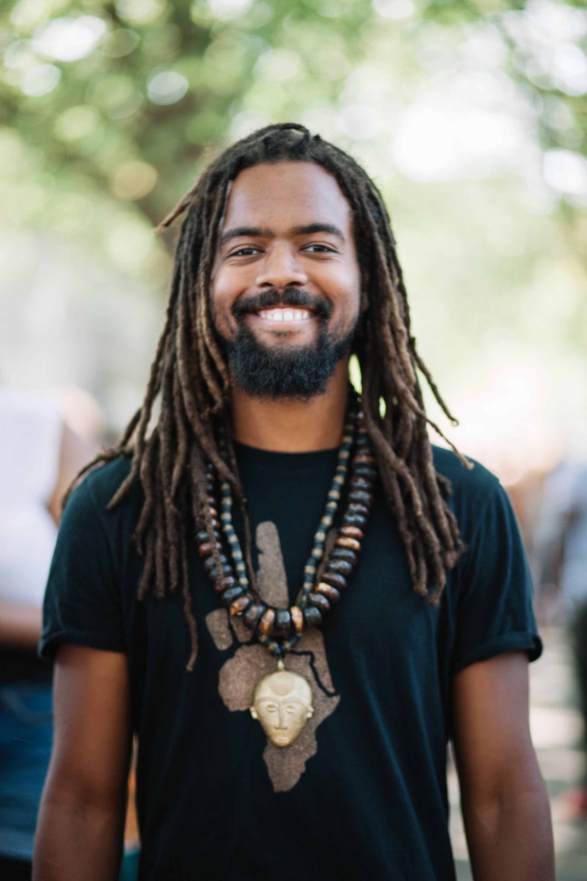 Beautiful Black Men Sporting The Coolest Hairstyles at AFROPUNK
