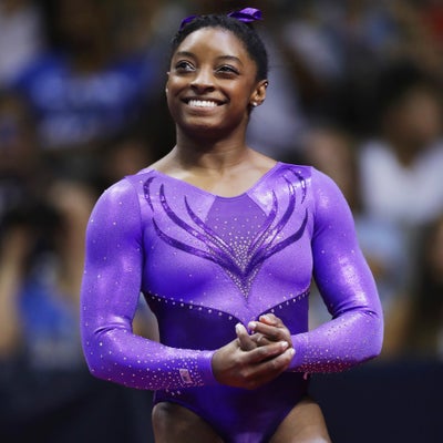 Simone Biles' Sparkly Leotards Essence