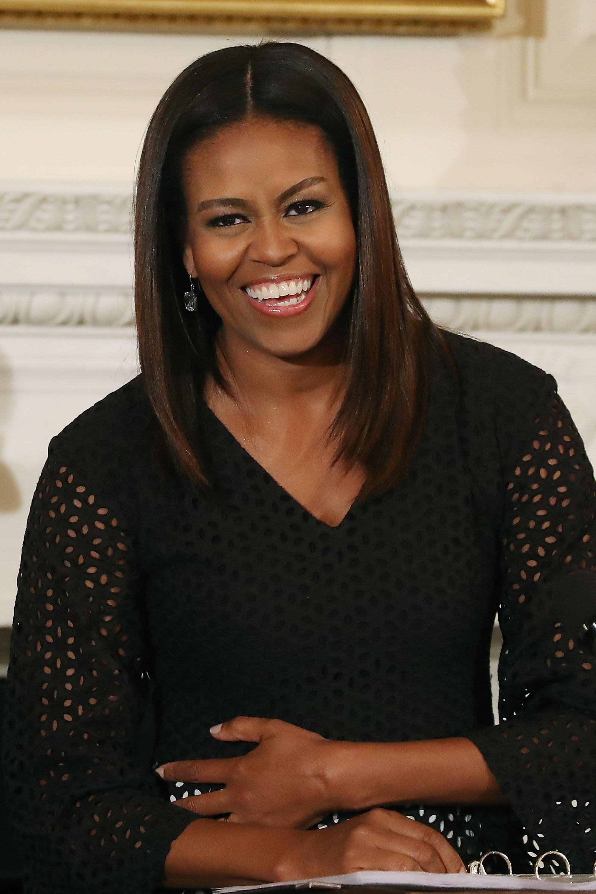 A Look Back At All Of Michelle Obama S Best Hair Moments In The White House Essence