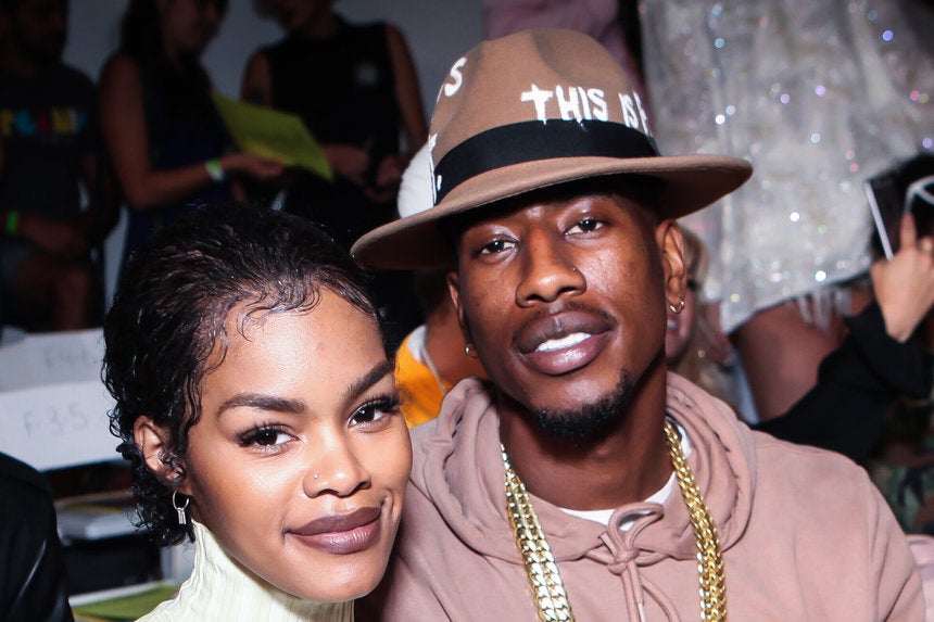 Teyana Taylor and Iman Shumpert Rocking Matching Biker Jackets in Their ...