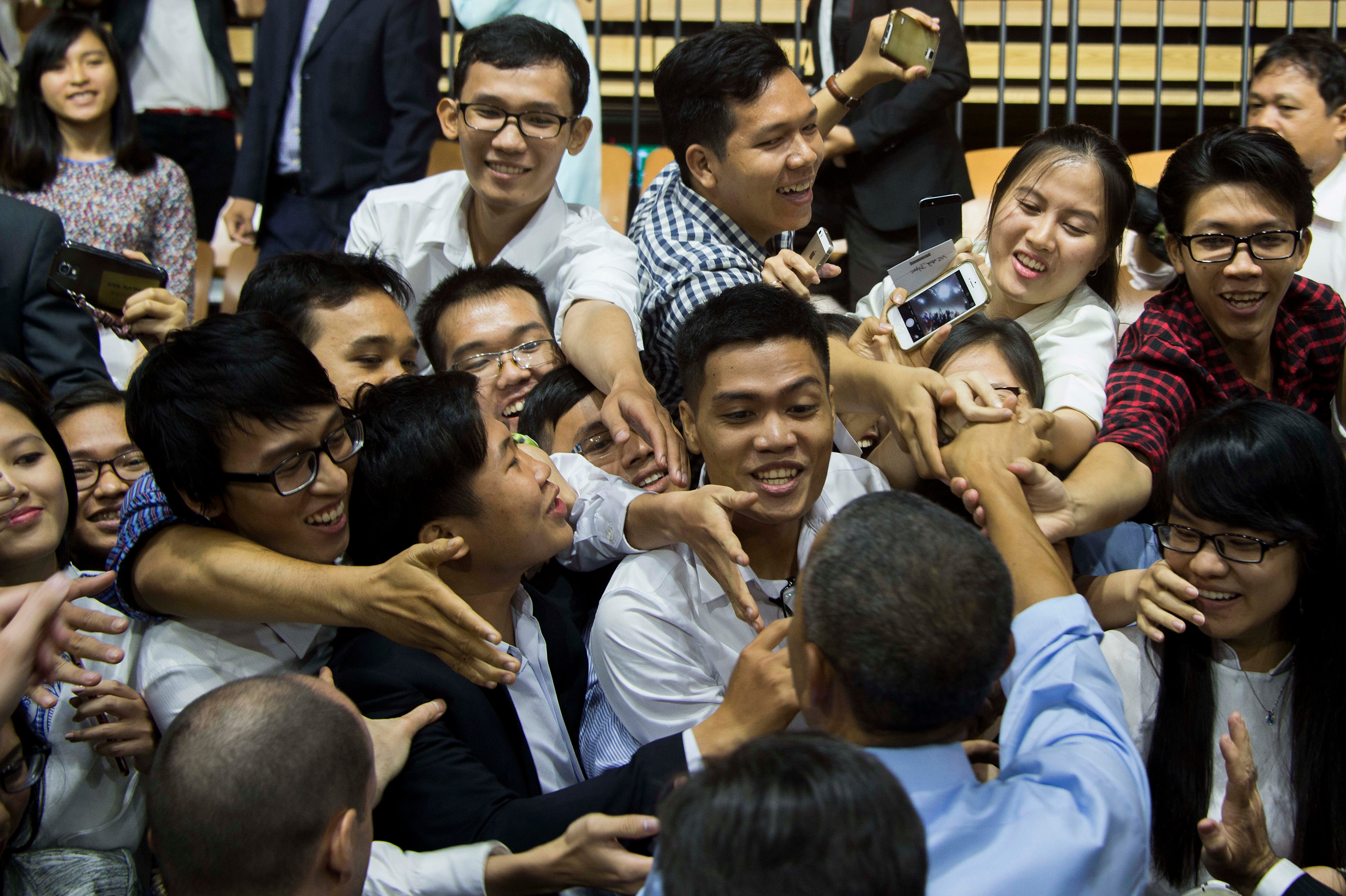 54 Iconic Pictures from President Obama's International Travels
