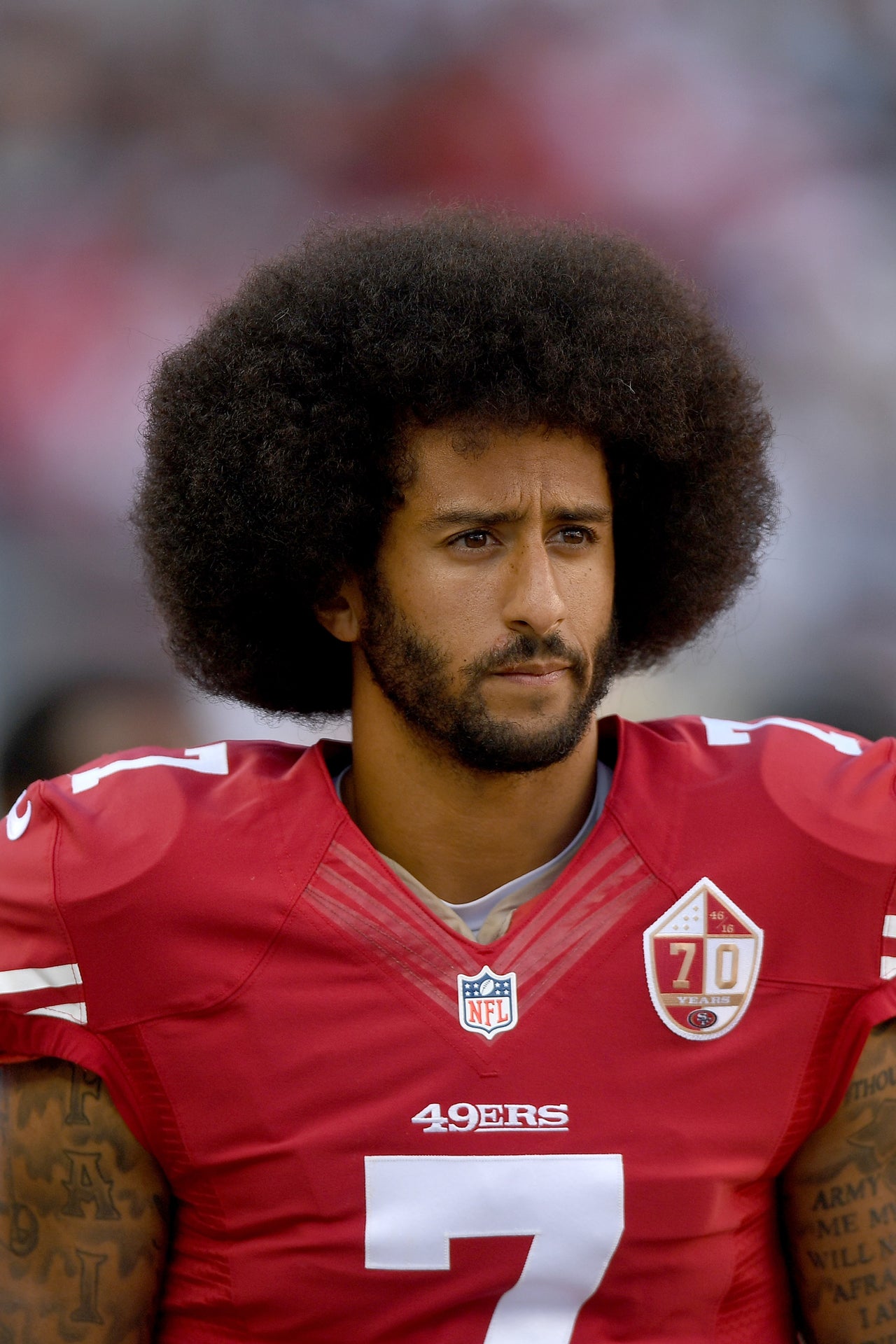 Colin Kaepernick's Teammates Give Him an Award for Courage