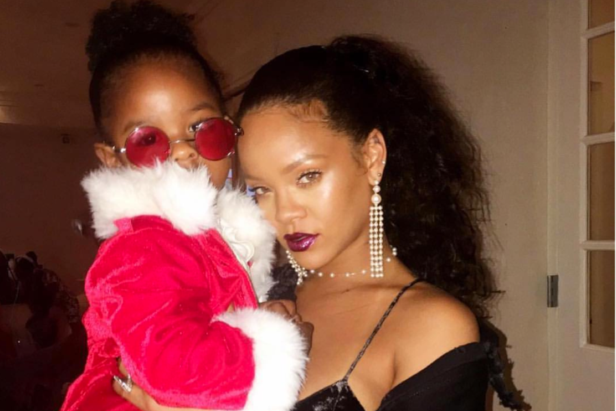 Rihanna and Baby Majesty's Cute Christmas Looks- Essence