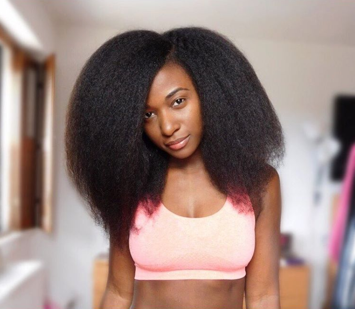 40 Styles for blow dried natural hair Shoulder Length