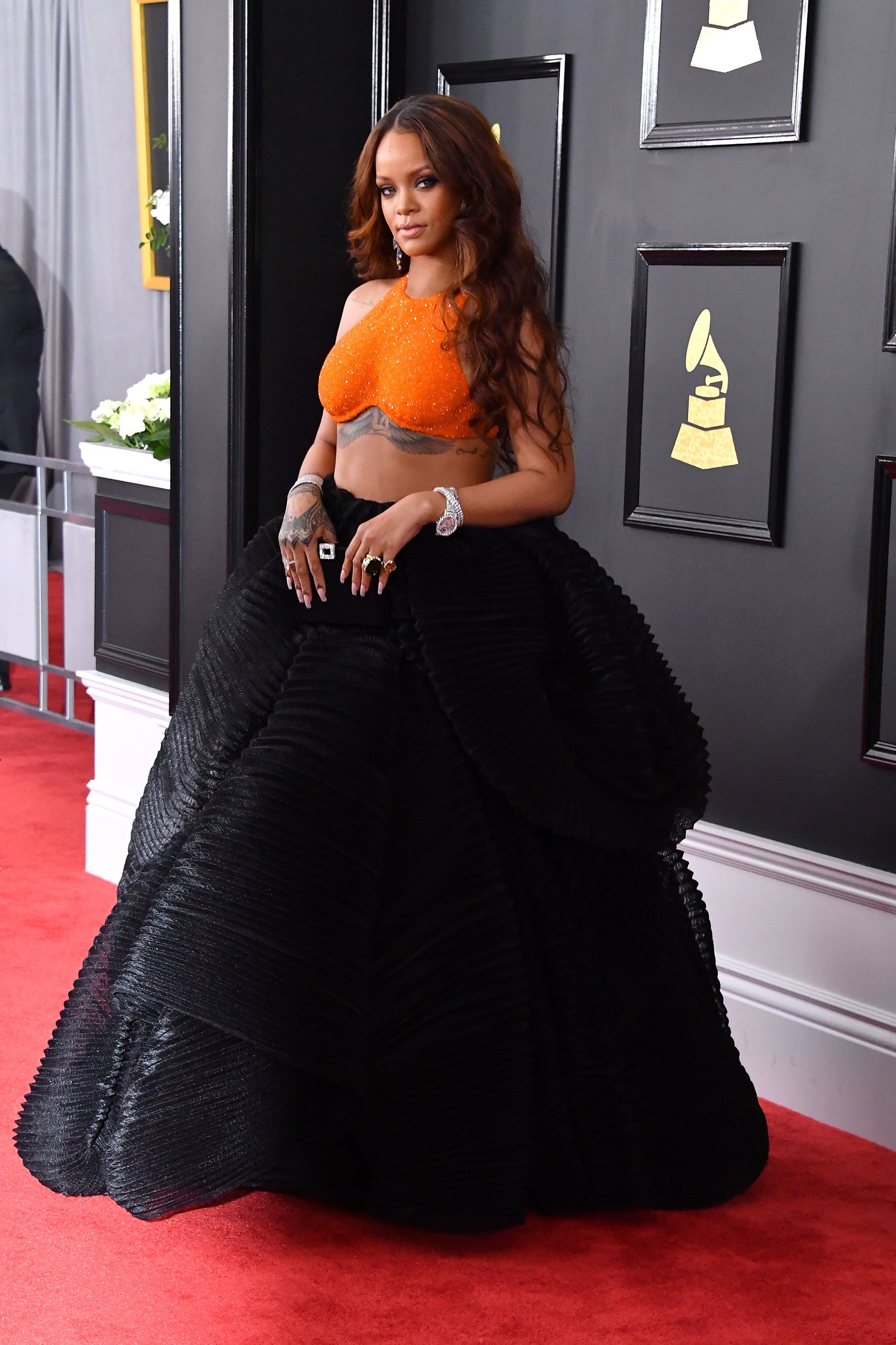 Rihanna Grammy Dress