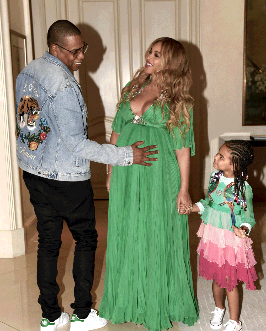 Blue Ivy Carter Wears Gucci Dress to All-Star Game