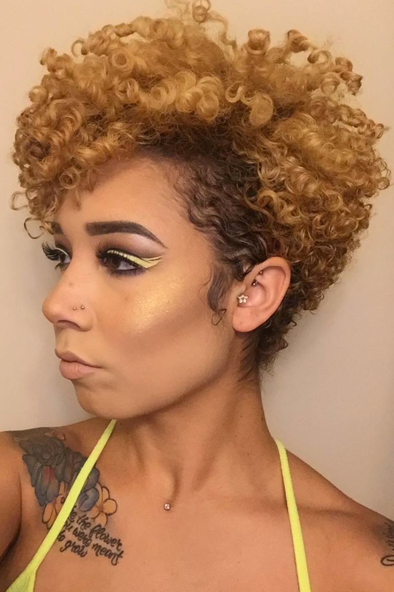 Natural Hairstyles With Color