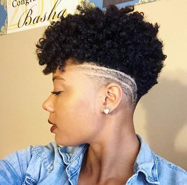 haircut designs for black girls