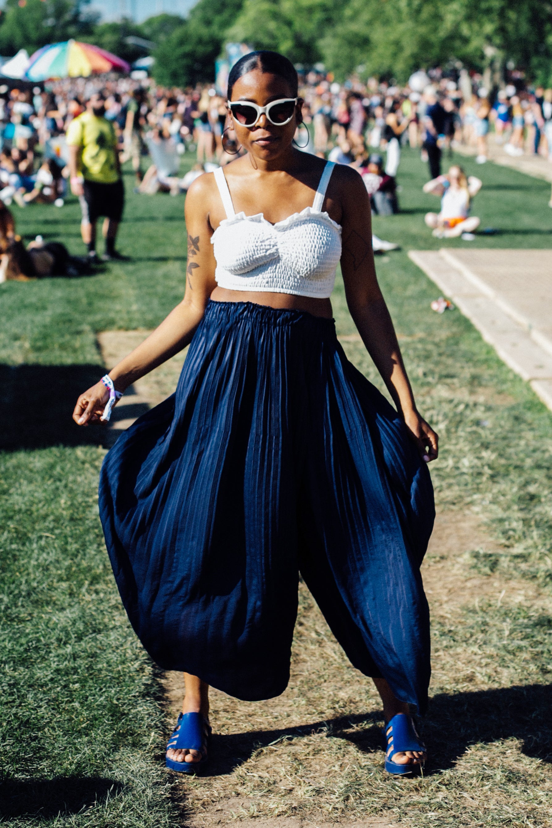 Beautiful Black Women Took Over the Governors Ball Street Style Scene
