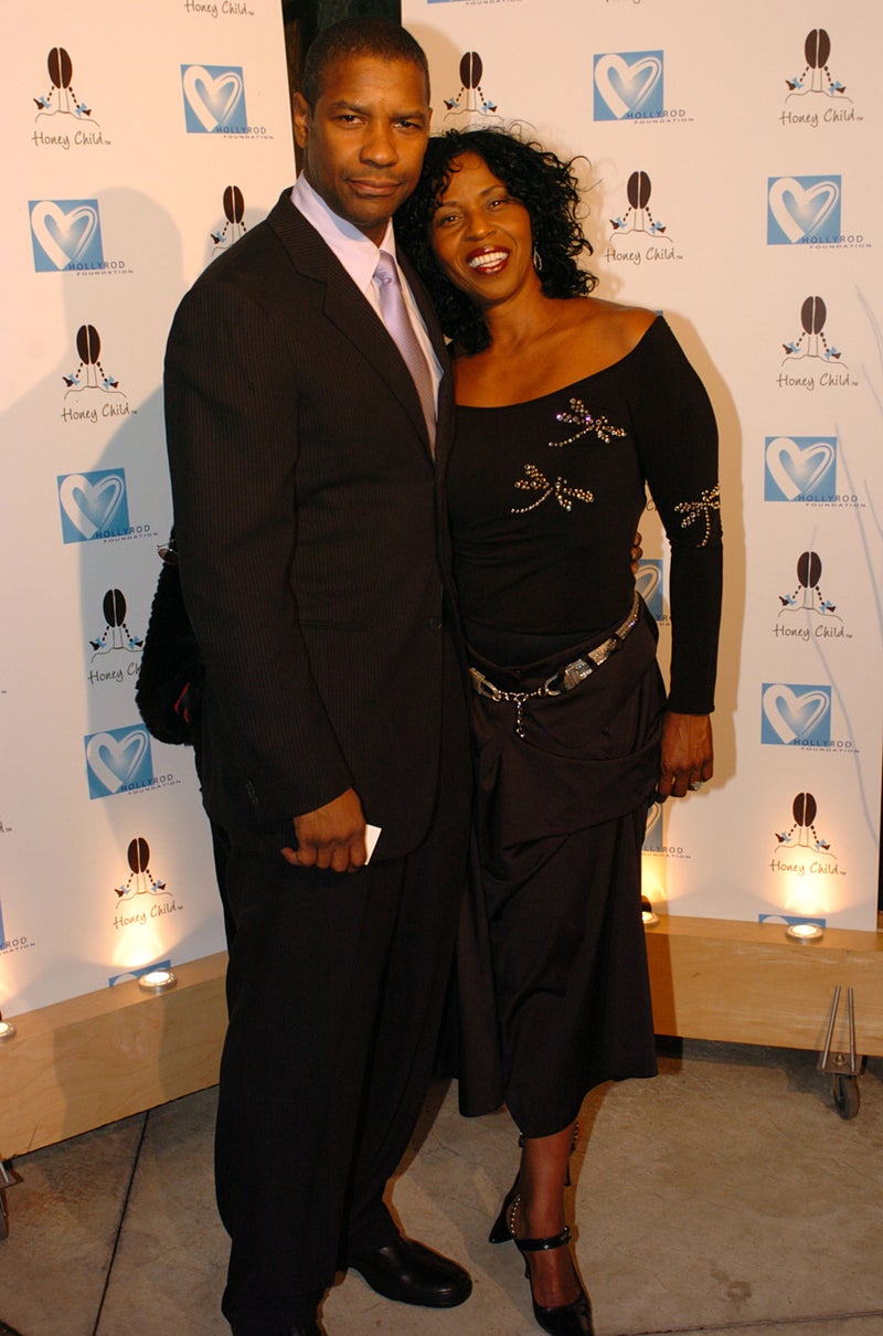 Denzel Washington And Wife Pauletta Washington Photos Then ...