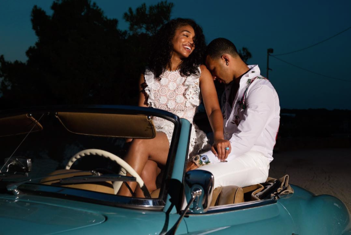 15 Sweet Photos Of Steve Harvey's Stepdaughter Lori Harvey And Her Fiancé Memphis  Depay, Essence