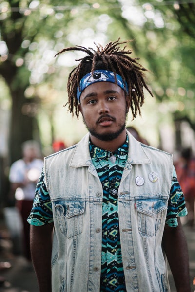 Black Men With Beards At Afropunk Essence