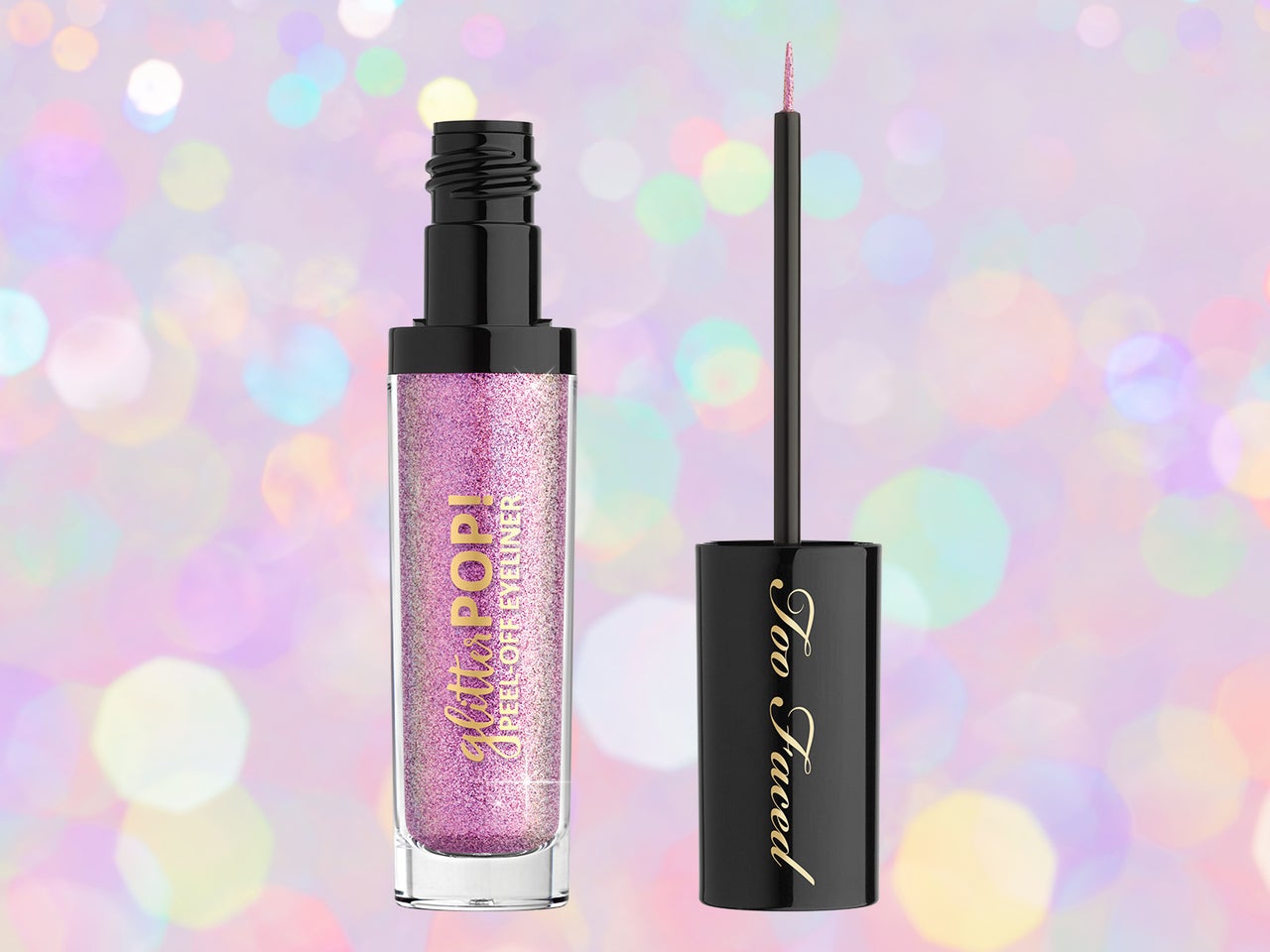 Too Faced Is Launching Peel Off Glitter Eyeliner Essence 9668