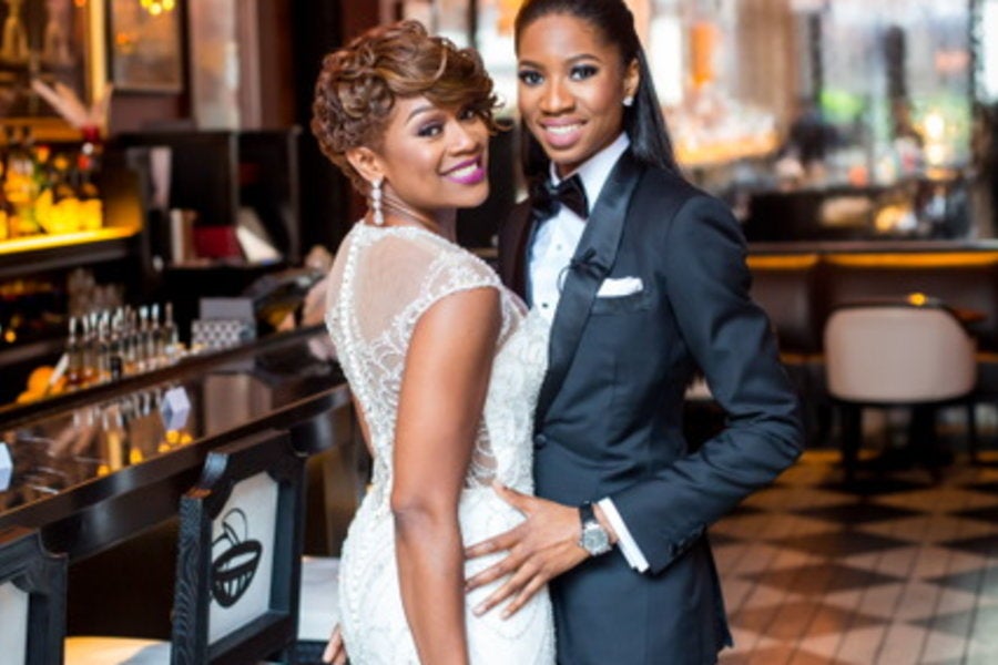 Black Wedding Moment Of The Day Bride Surprises New Wife With Beyoncé-Inspired Dance At Their Reception