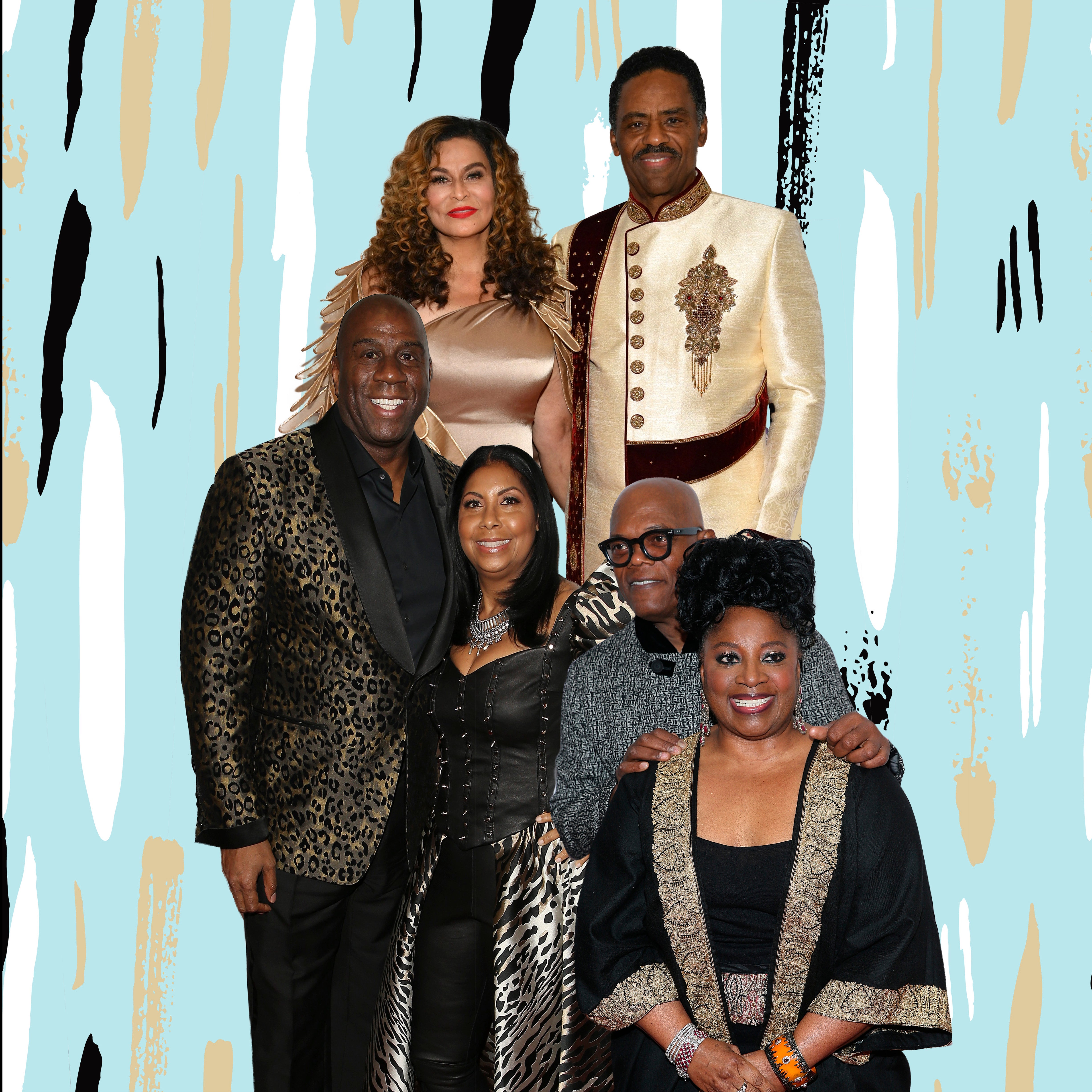 Tina And Richard Lawson Joined By Celeb Friends For Triple