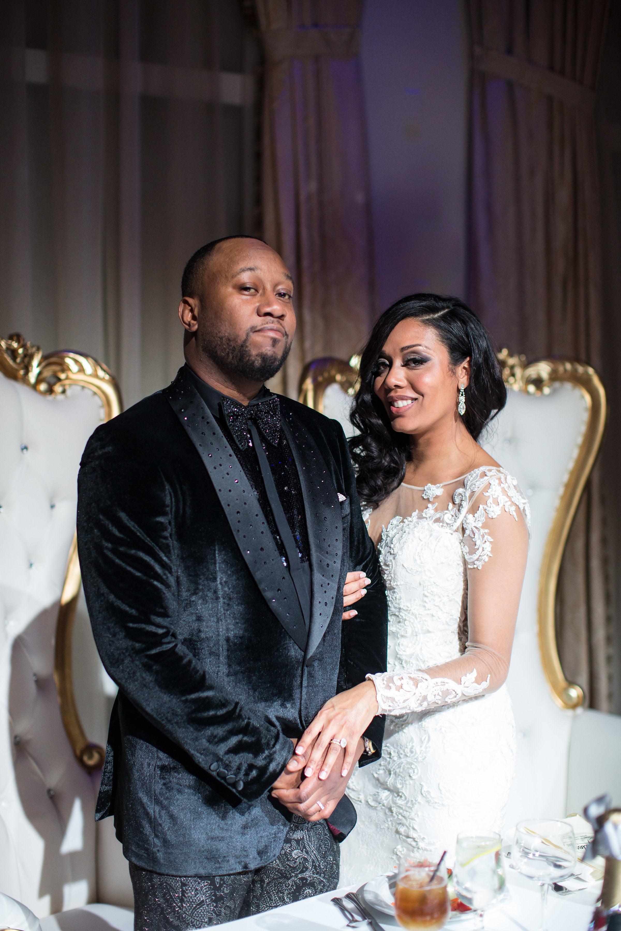 Bridal Bliss: Rahman And Gina's Romantic Winter Wedding Was One Of A Kind
