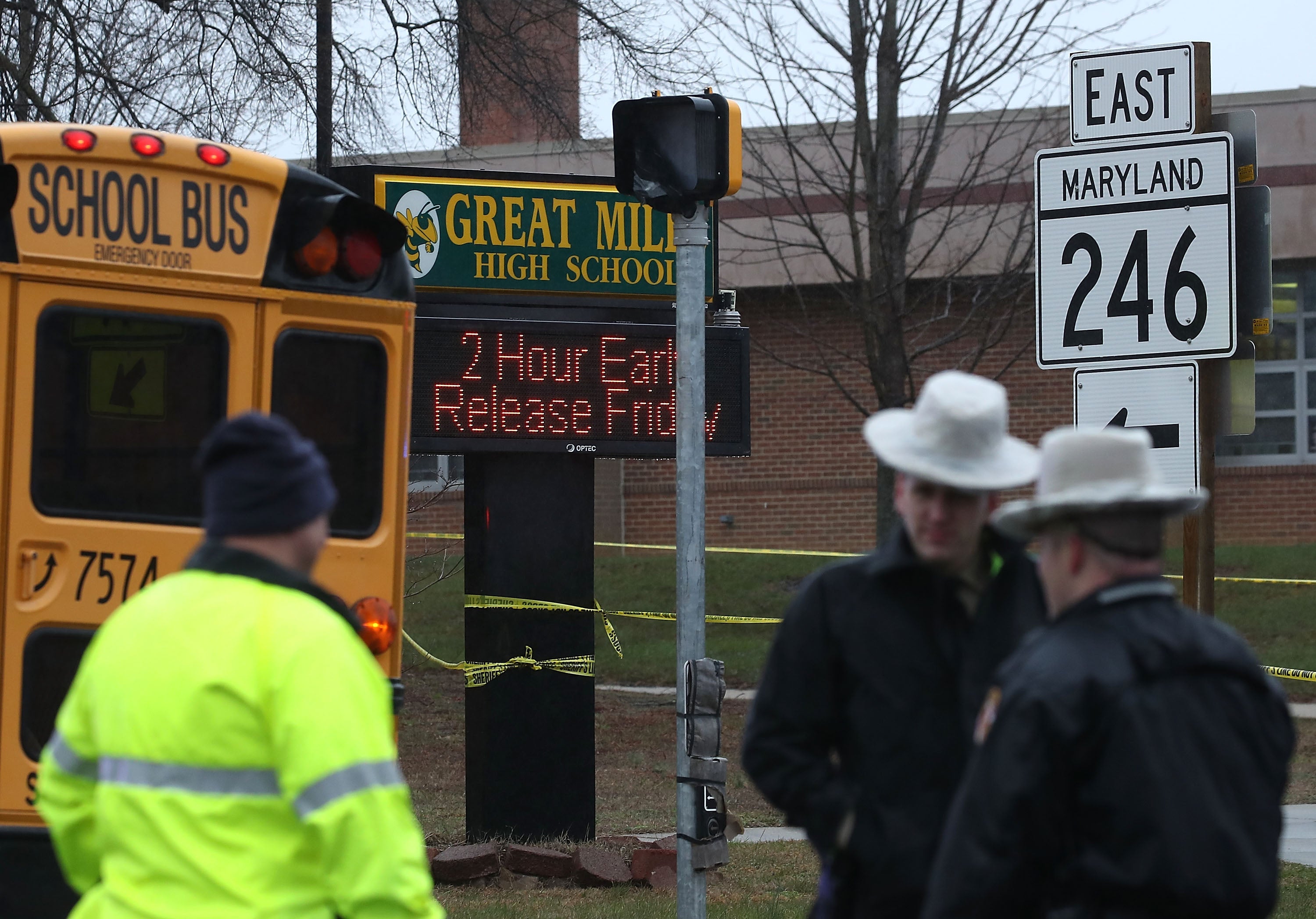 A Maryland High School Just Experienced A Shooting Less Than A Week After A National Gun Violence Walk Out
