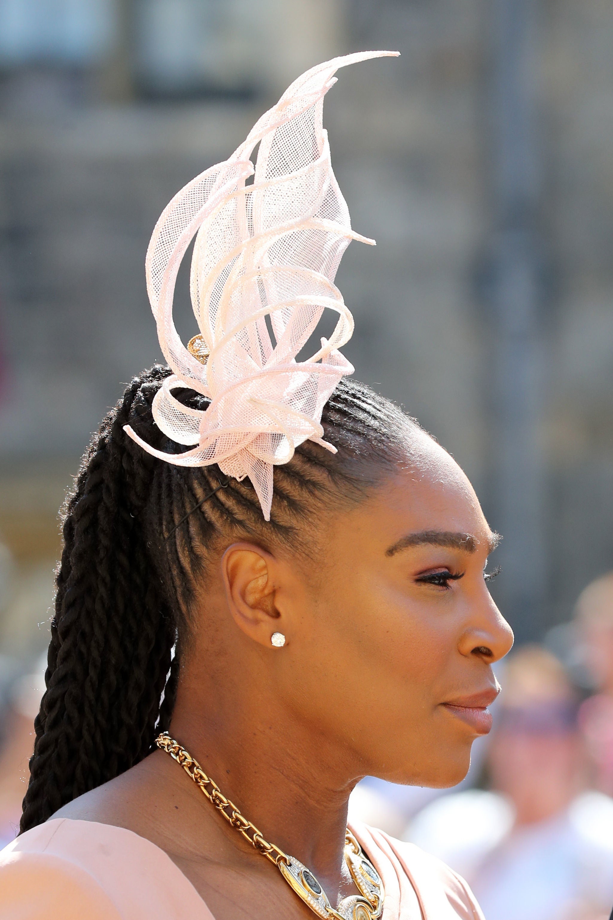 Serena Williams Slayed In Cornrows And Senegalese Twists For The Royal Wedding
