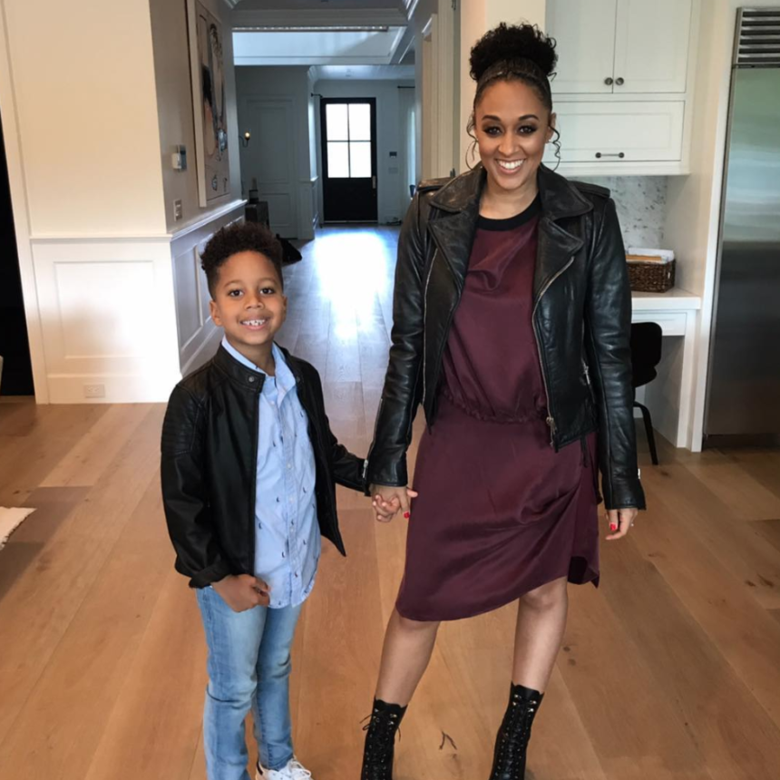 Tia Mowry Hardrict's Back To School Tricks for Son Cree Essence