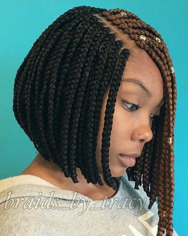 Featured image of post Bob Braids With Beads : You can use any color for braids.
