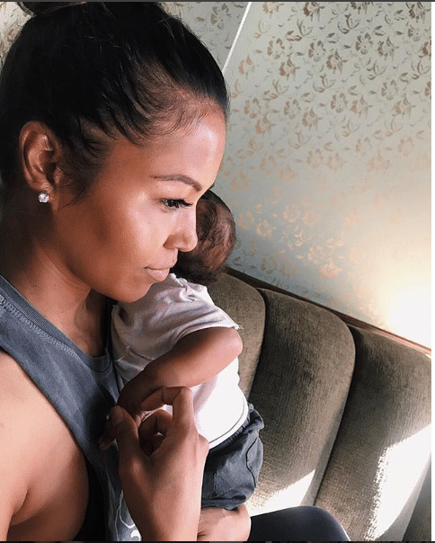 8 Adorable Photos Of Amerie and Baby River That Will Warm Up Your Friday