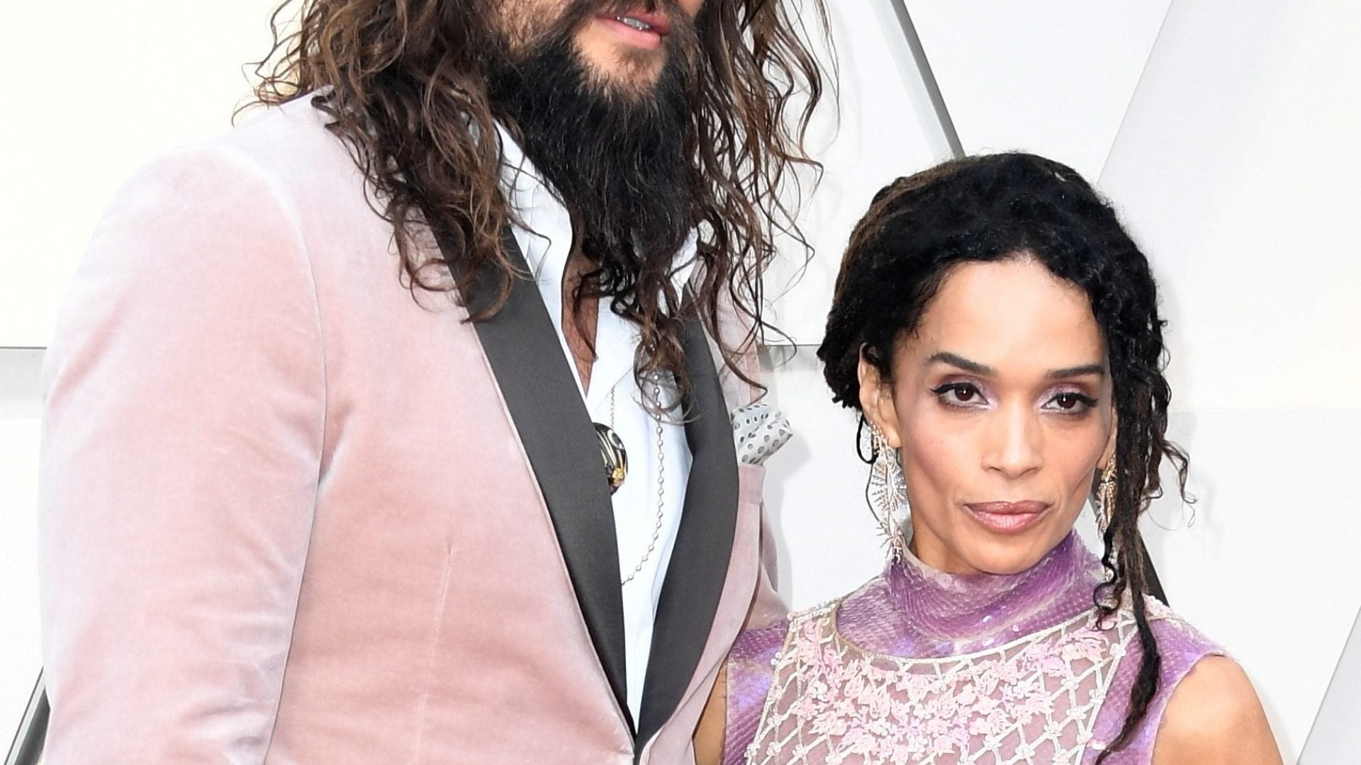 Lisa Bonet And Hubby Jason Momoa Honor Karl Lagerfeld On The Oscars Red Carpet