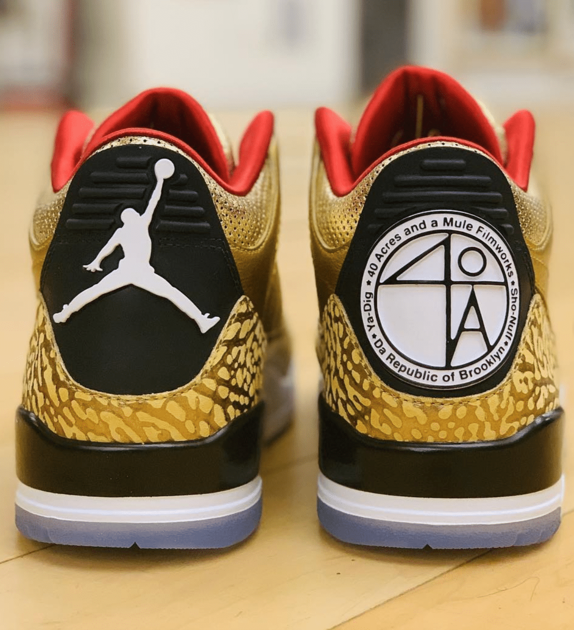 Pair Of Custom-Made Nike Sneakers