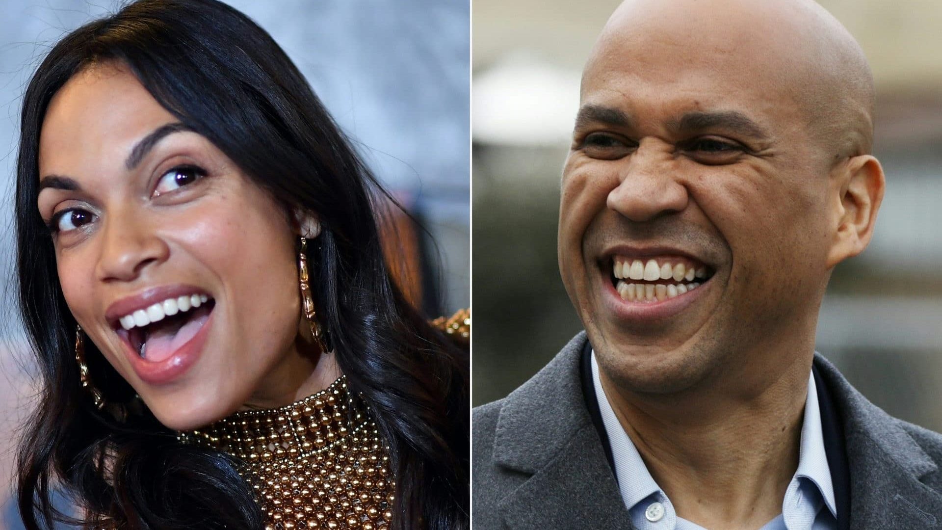 Sen. Corey Booker Brings Girlfriend Rosario Dawson On The Campaign Trail For The First Time