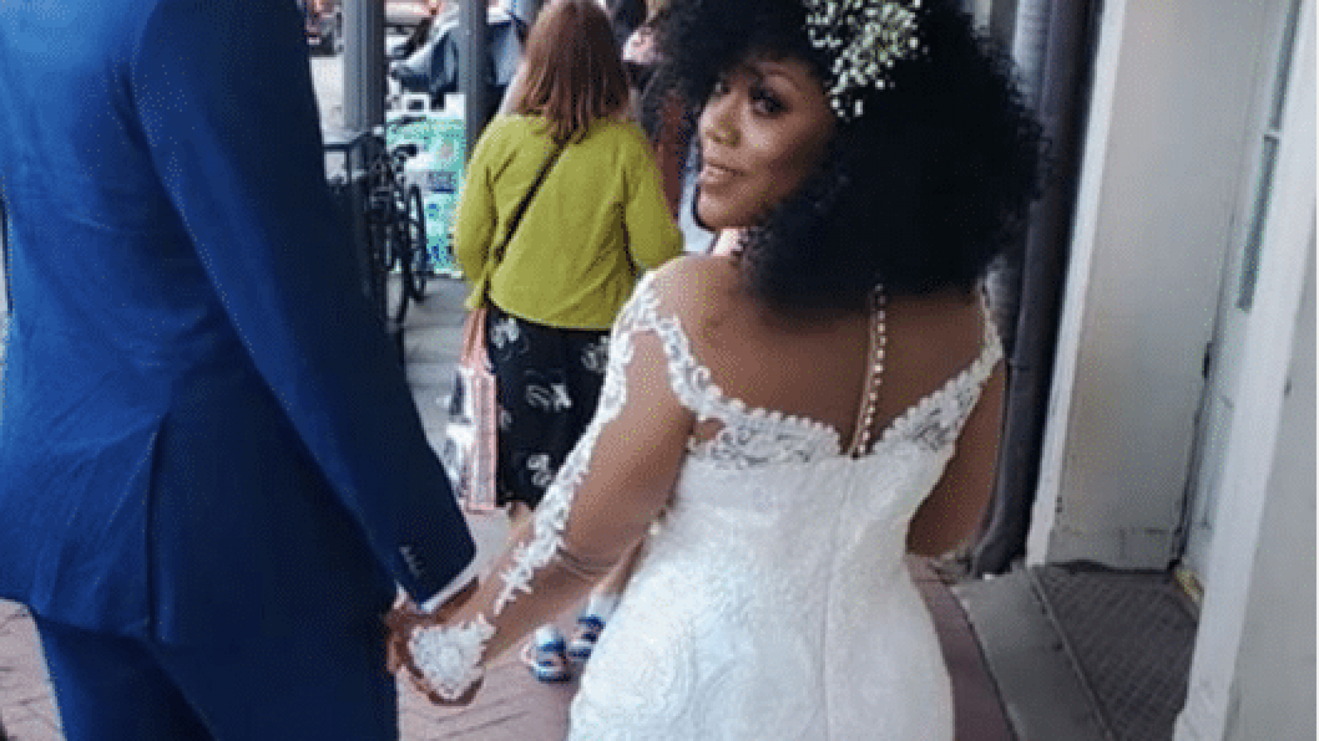 Black Wedding Moment Of The Day: Yes To This Bride and Groom's Wedding Second Line In New Orleans