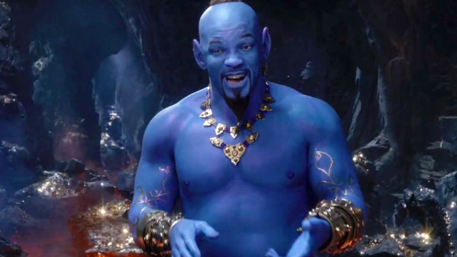 Watch Will Smith Become Genie In The New 'Aladdin' Trailer