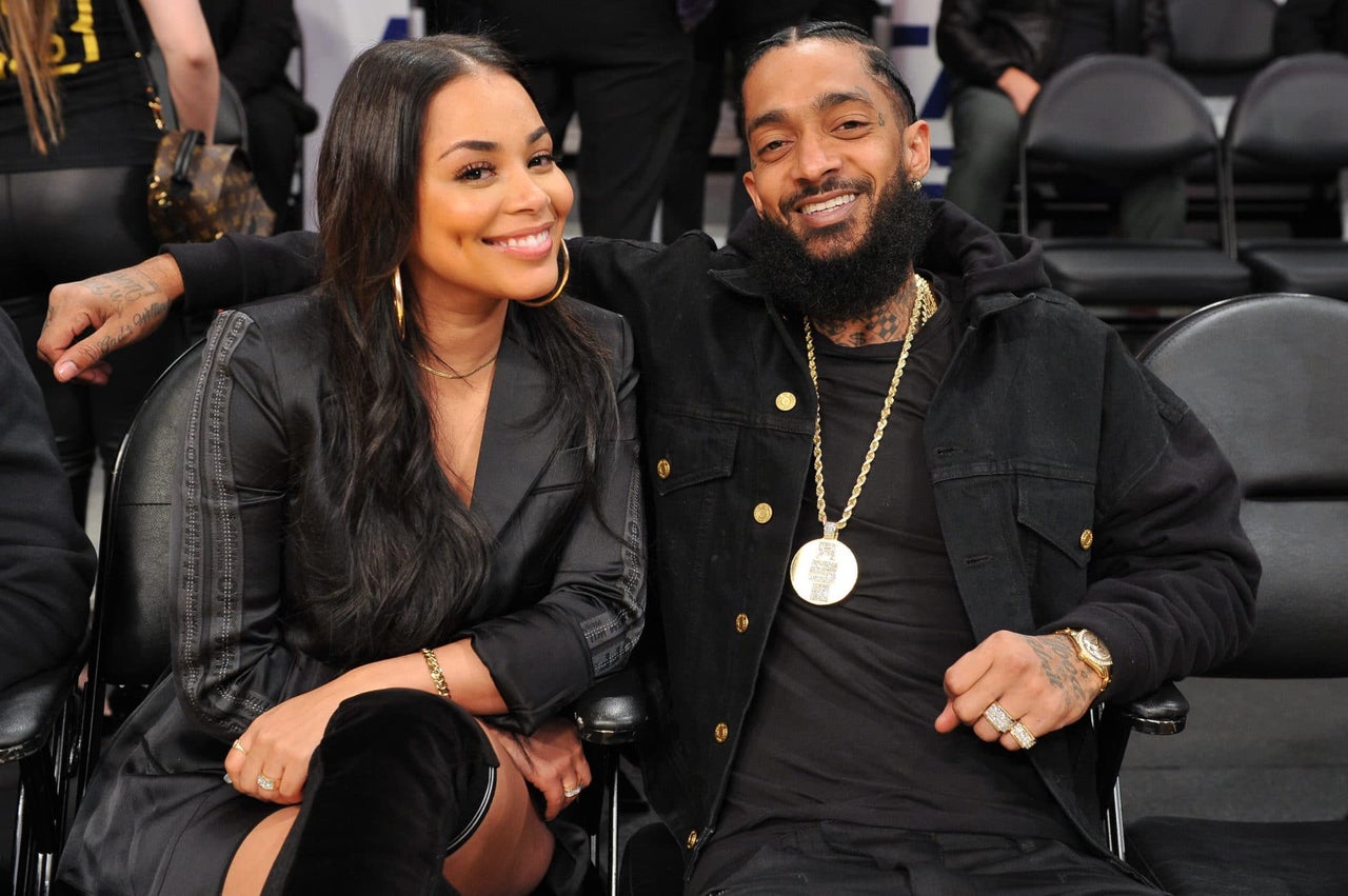Lauren London And Nipsey Hussle Bring Their Love To The Lakers Game