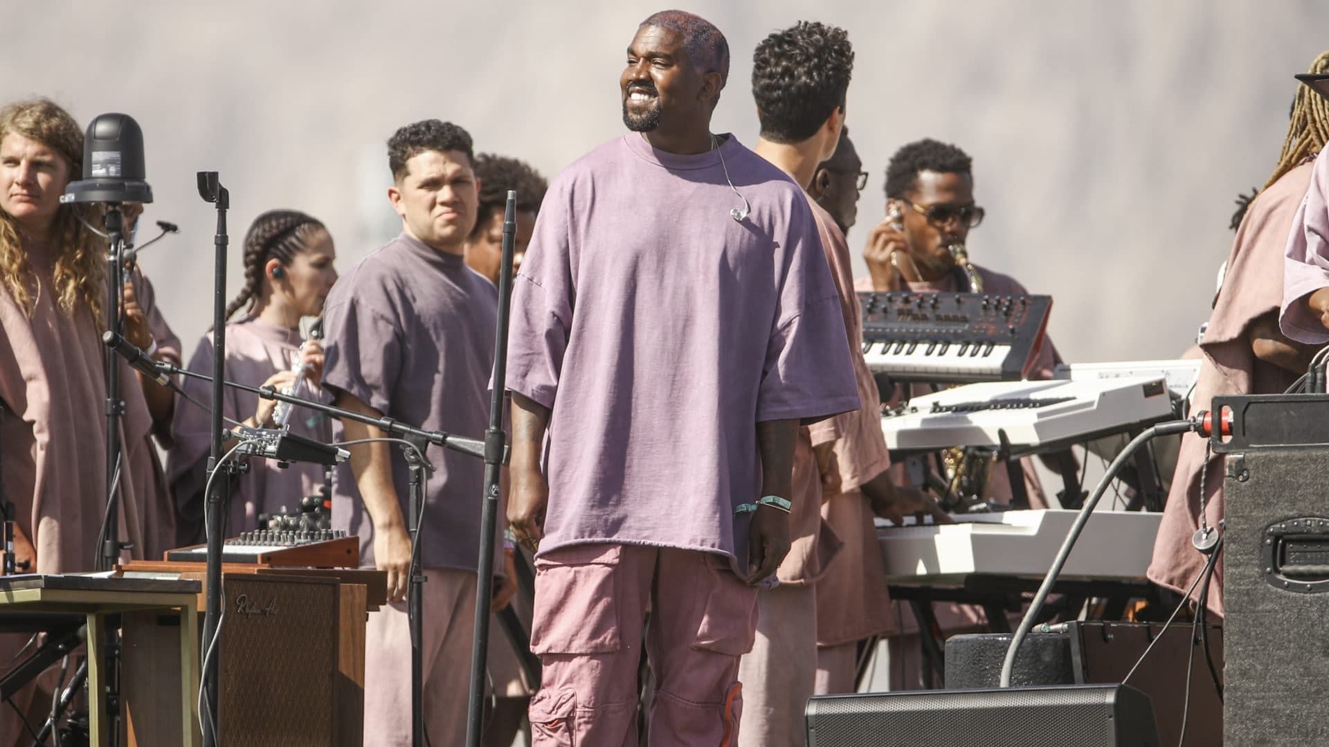 Kanye West Takes Coachella To Church On Easter Sunday