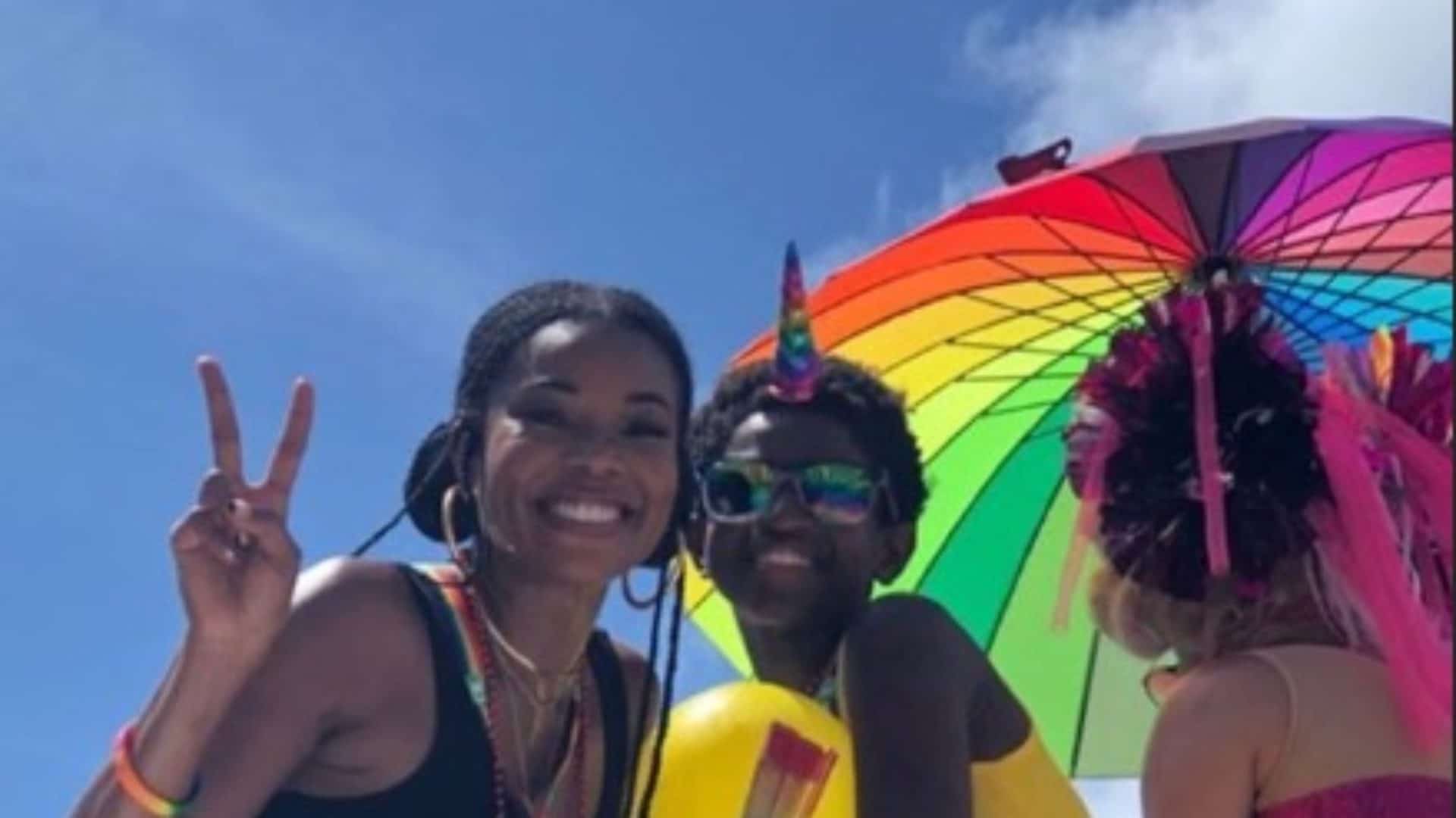 The Wades Shared the Love At Miami Pride