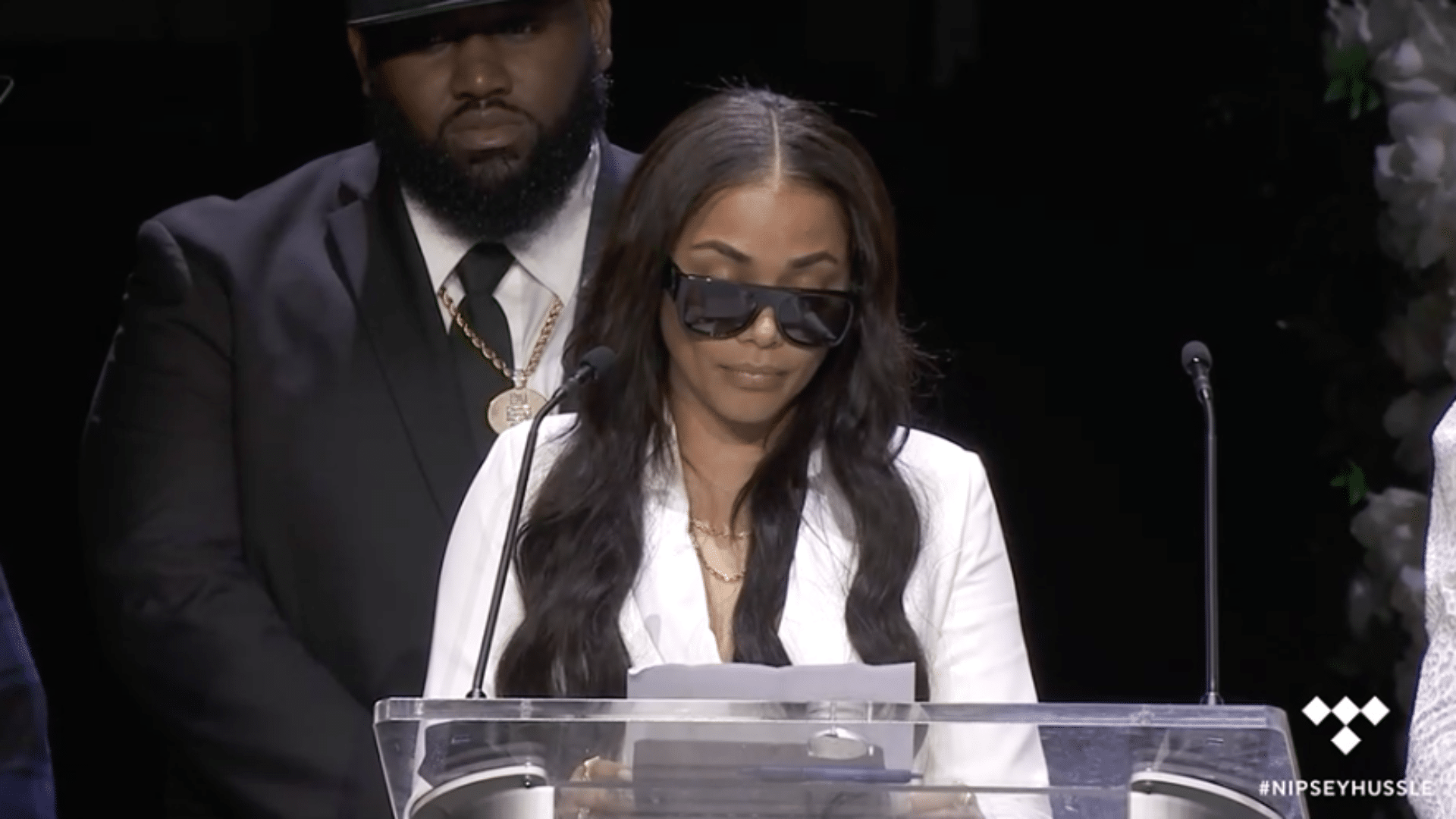 Lauren London Gets Emotional At Nipsey Hussle's Memorial: My Son 'Won’t Remember How Much His Daddy Loved Him'