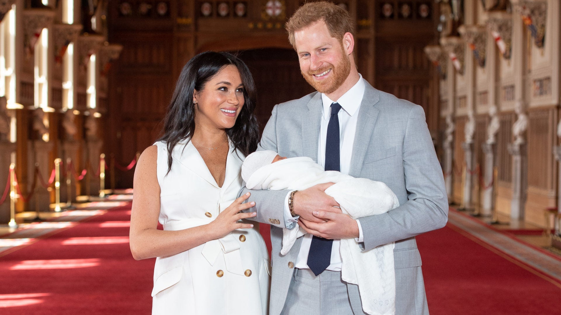 He's Here! Prince Harry and Meghan Markle Debut Their Baby Boy
