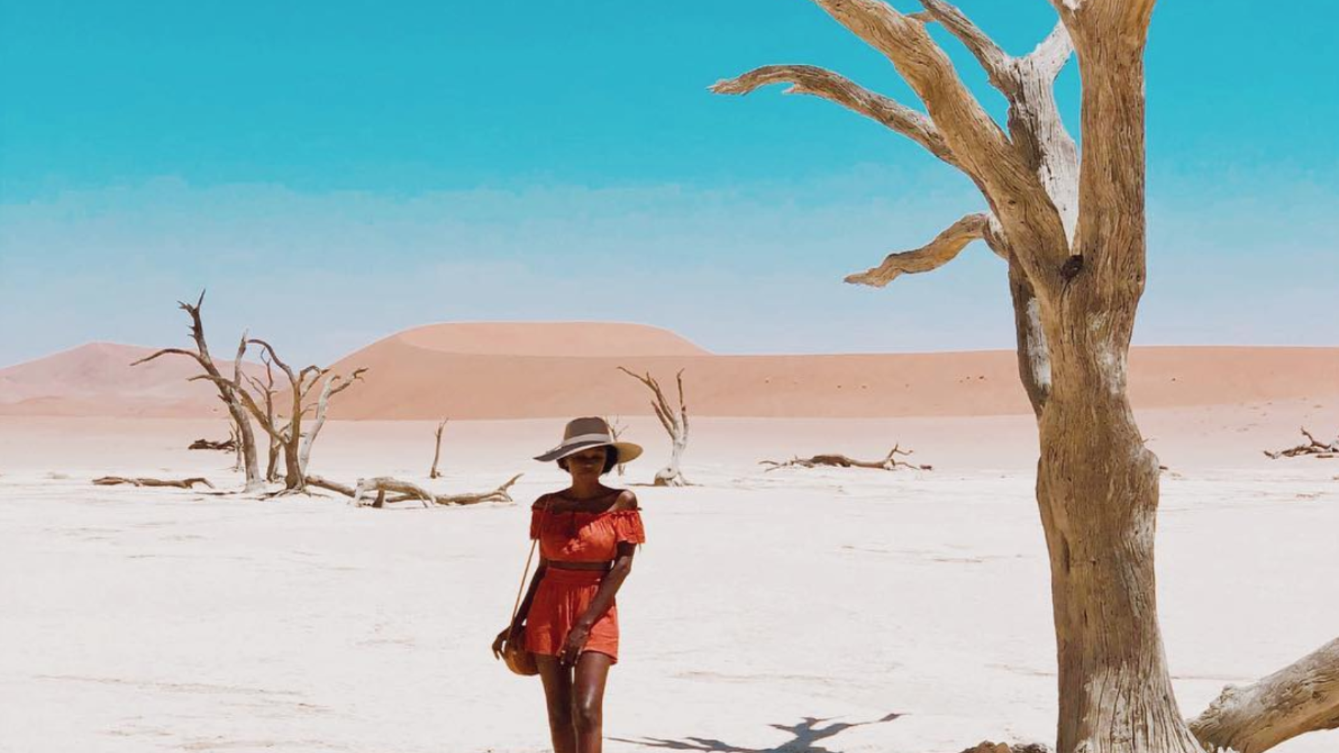 Black Travel Vibes: Lose Yourself in Namibia's Gorgeous White Sand Deserts