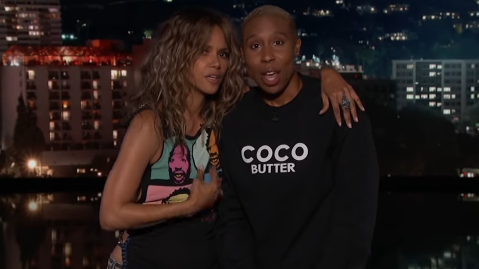 Everyone's Crush Halle Berry Plants A Big Kiss On Lena Waithe And Now We're Jealous