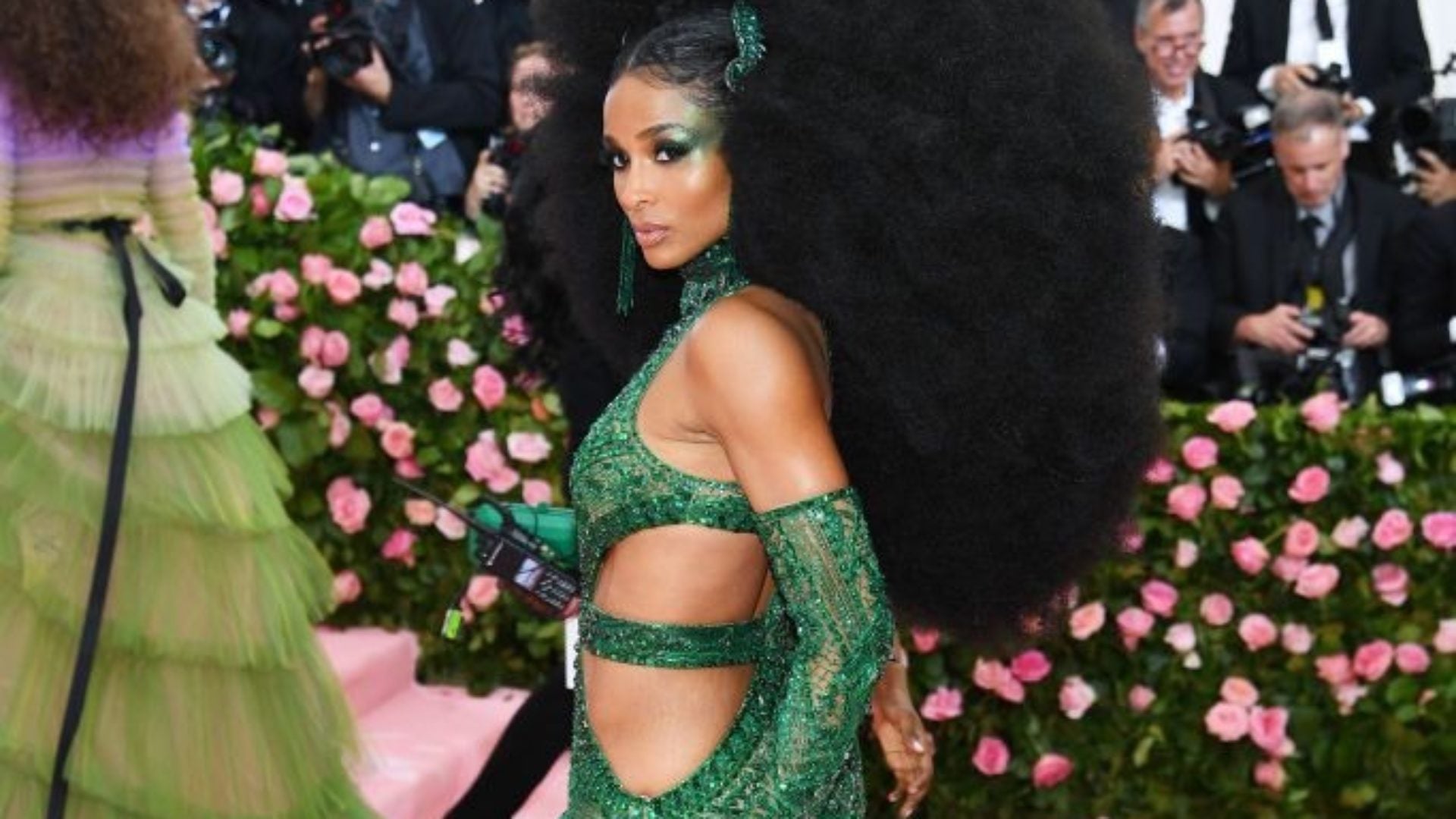 BEAUTY BREAKDOWN: You Won't Believe How Much Hair It Took To Create Ciara's Larger Than Life Met Gala Afro