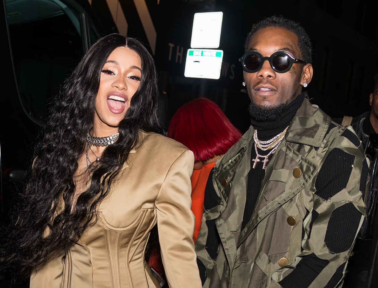 Cardi B And Her Lucky 'Charms' Pose For The 'Gram