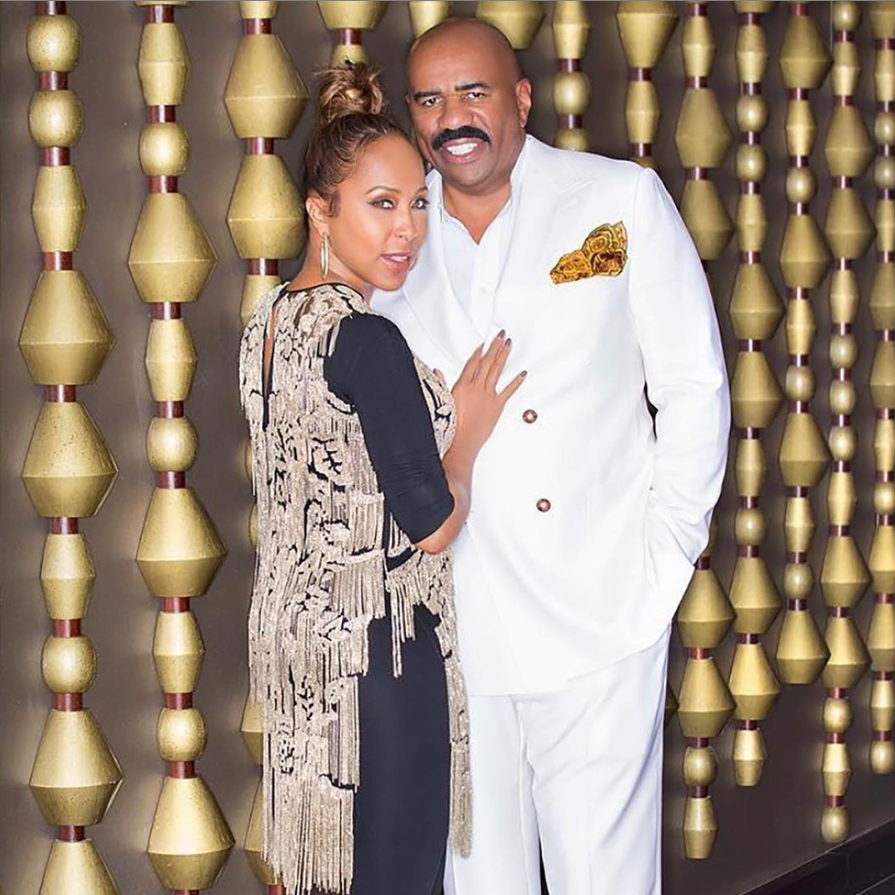 Steve Harvey And Wife, Marjorie, Celebrate 16th Wedding Anniversary In  Style