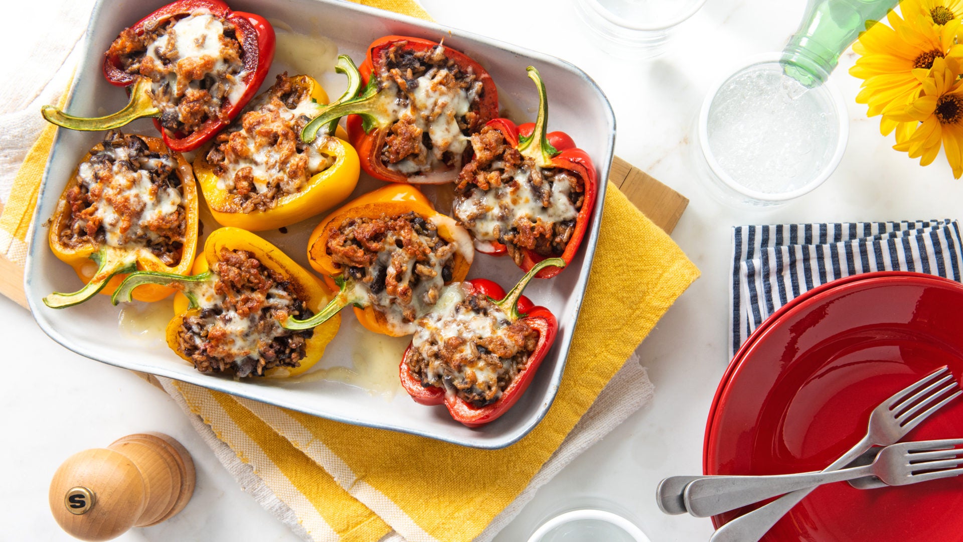 This Black Bean and Rice Stuffed Peppers Recipe Will Leave Your Mouth Watering