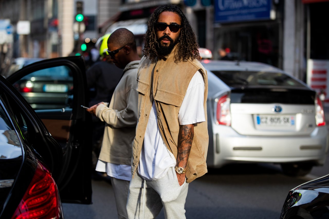 Jerry Lorenzo (Fear of God) street style at Paris Fashion Week 2019/2020 