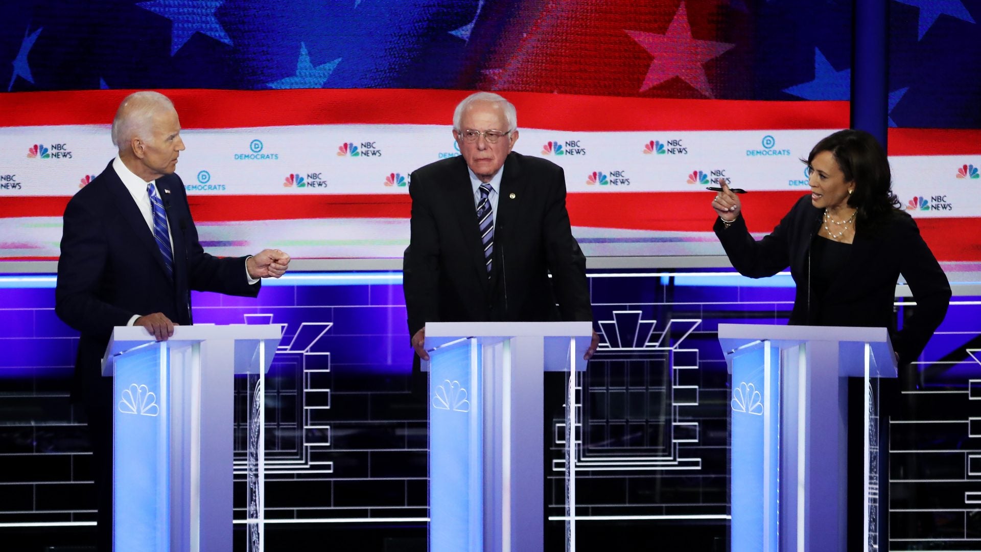 New Poll Puts Sanders, Warren, Harris In Lead Ahead Of Democratic Debates